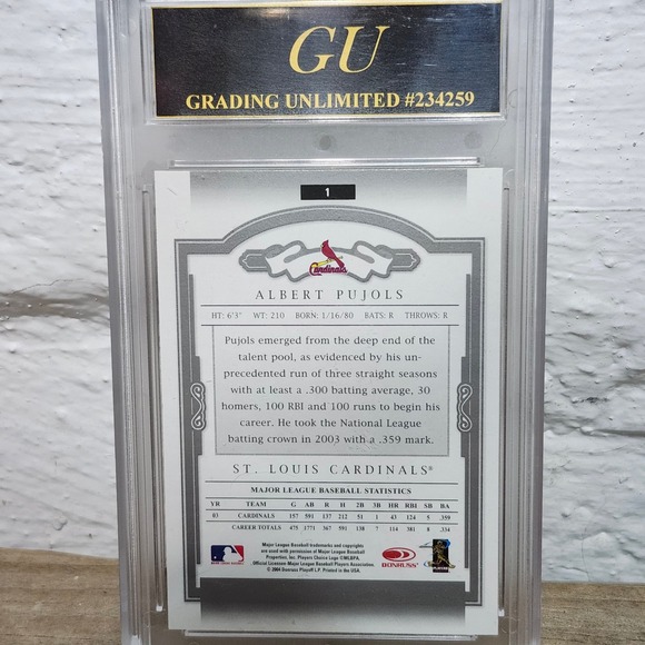 Albert Pujols Baseball Cards 2017 10 Topps Chrome Pink Refractor 2004 Donruss 10 - Picture 13 of 15